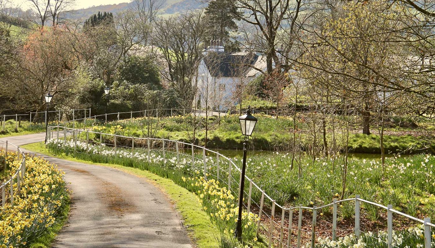 Entrance to lake District holiday cottage